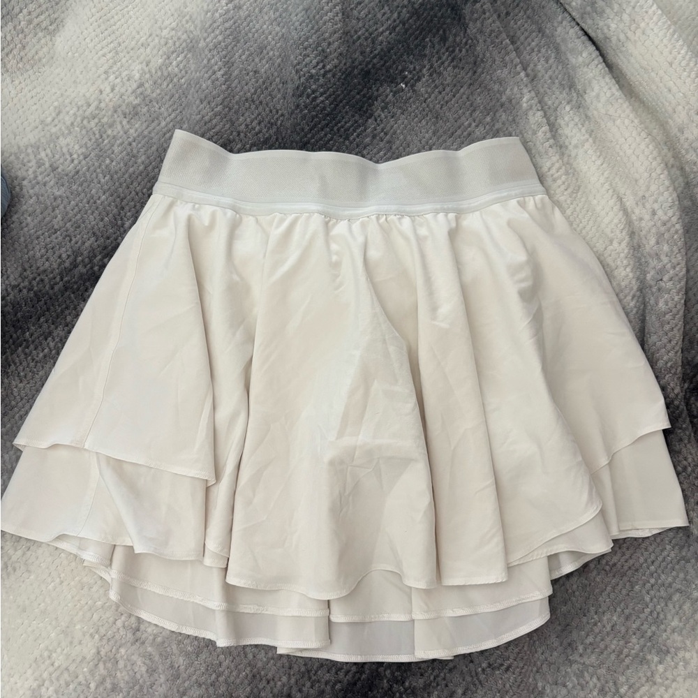 White Lululemon Tennis Skirt